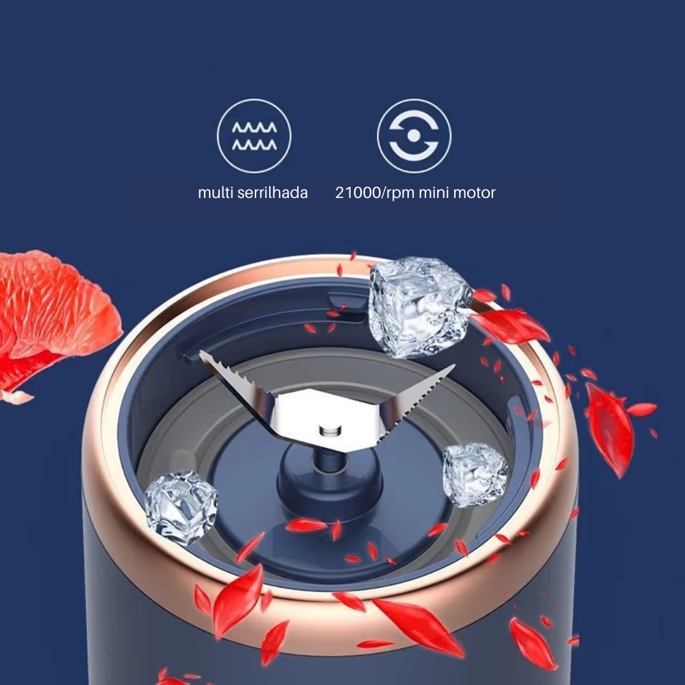 BlendGo | Liquidificador Portatil 6 Lâminas